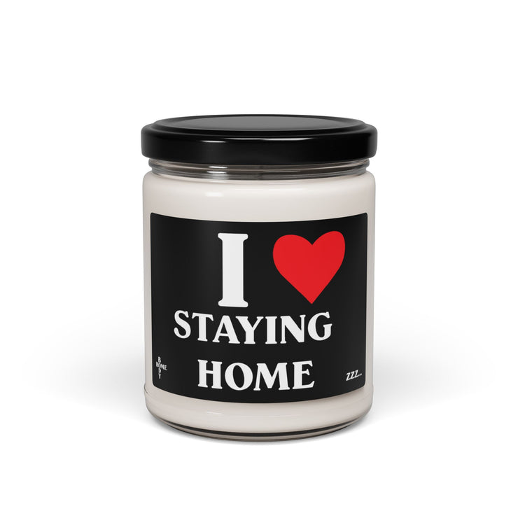 I Heart Staying Home Scented Soy Candle, 9oz