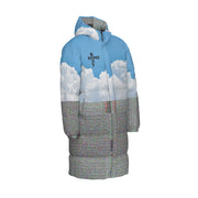 Homebody Friends Cloudy Sky Unisex Long Down Jacket