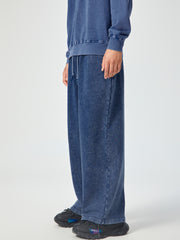 Blue Acid Wash ZZZ Straight Leg Pants