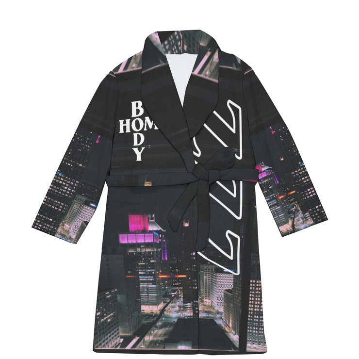 "Detroit" Homebody Friends Robe mockup front view